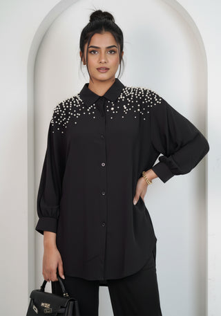 Black Pearl Embellished Co-Ord set
