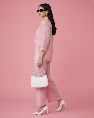 Blush Pink Floral Co-Ord Set
