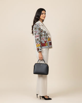 Beige Power Co-ord set 2pc