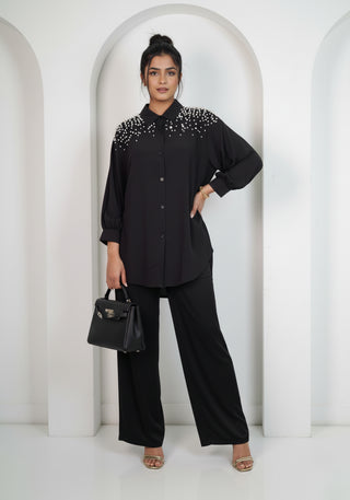 Black Pearl Embellished Co-Ord set