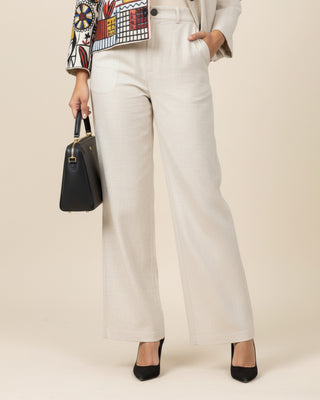 Beige Power Co-ord set 2pc