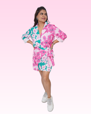 Trendy Viscose Dress & Skirt Combo