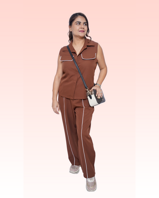 Shimmer Bralette & Trouser Set