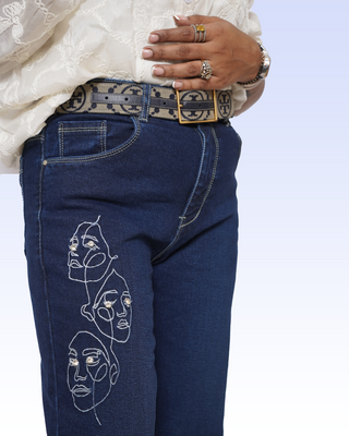 Straight Fit Blue Denim Jeans – Classic Everyday Wear