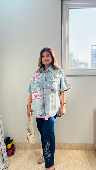 Oversized Denim Shirt