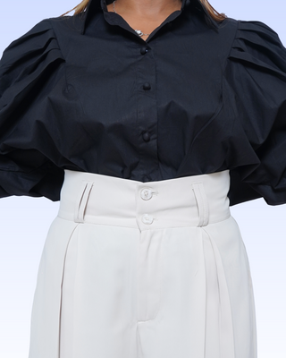 High-Waist Flared Pants