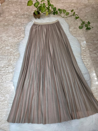 Satin Pleated Midi Skirt – Effortlessly Chic & Timeless